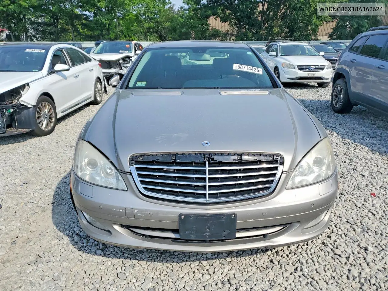 2008 Mercedes-Benz S Class VIN: WDDNG86X18A162624 Lot: 58714426