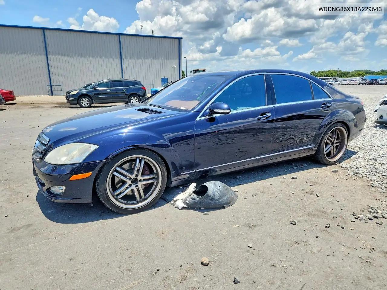 2008 Mercedes-Benz S 550 4Matic VIN: WDDNG86X18A229643 Lot: 58921366