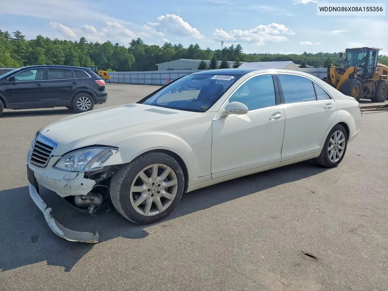 2008 Mercedes-Benz S 550 4Matic VIN: WDDNG86X08A155356 Lot: 60040886