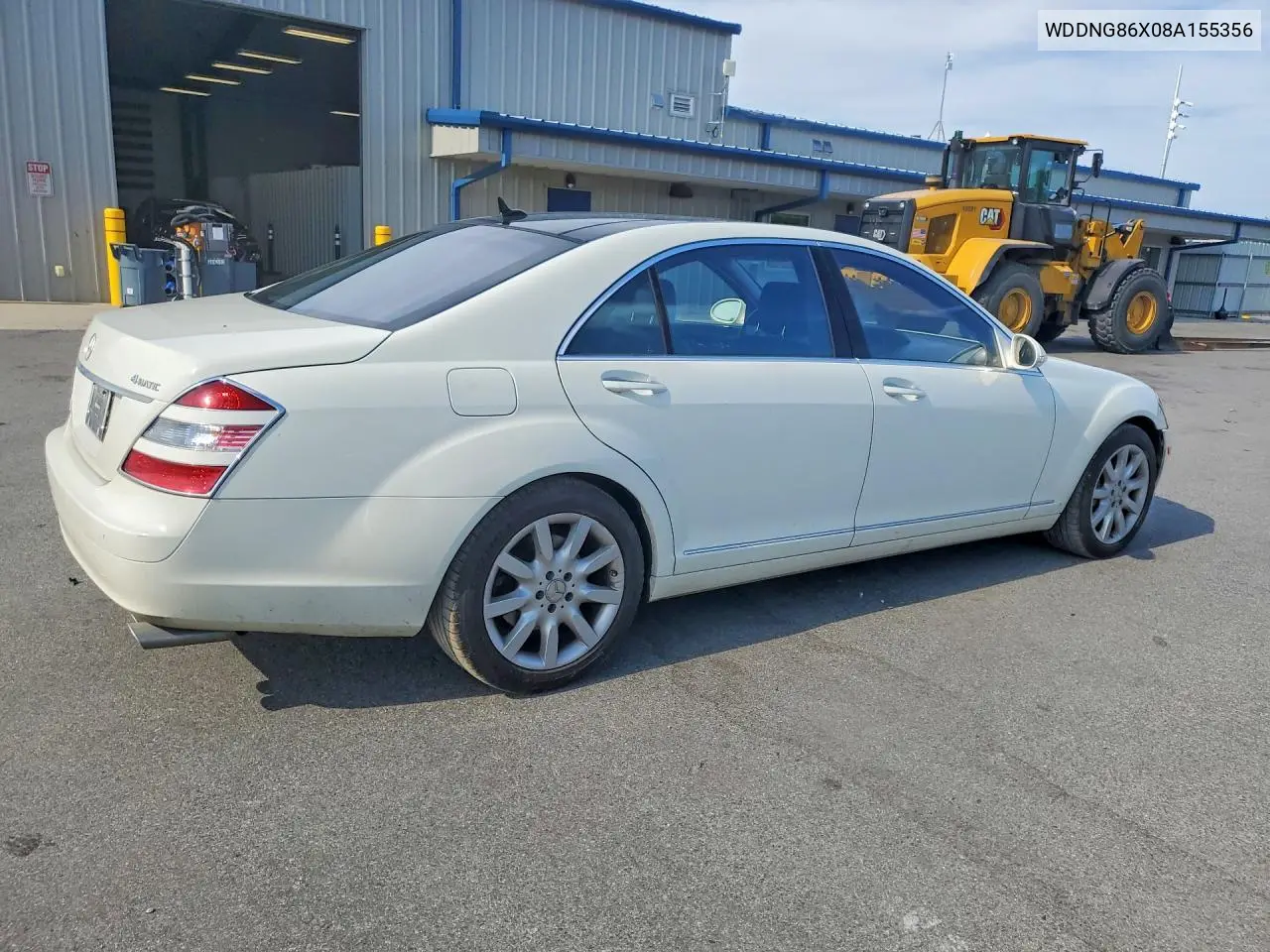 2008 Mercedes-Benz S 550 4Matic VIN: WDDNG86X08A155356 Lot: 60040886