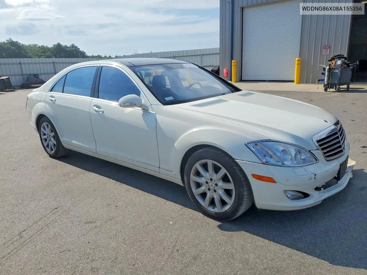 2008 Mercedes-Benz S 550 4Matic VIN: WDDNG86X08A155356 Lot: 60040886