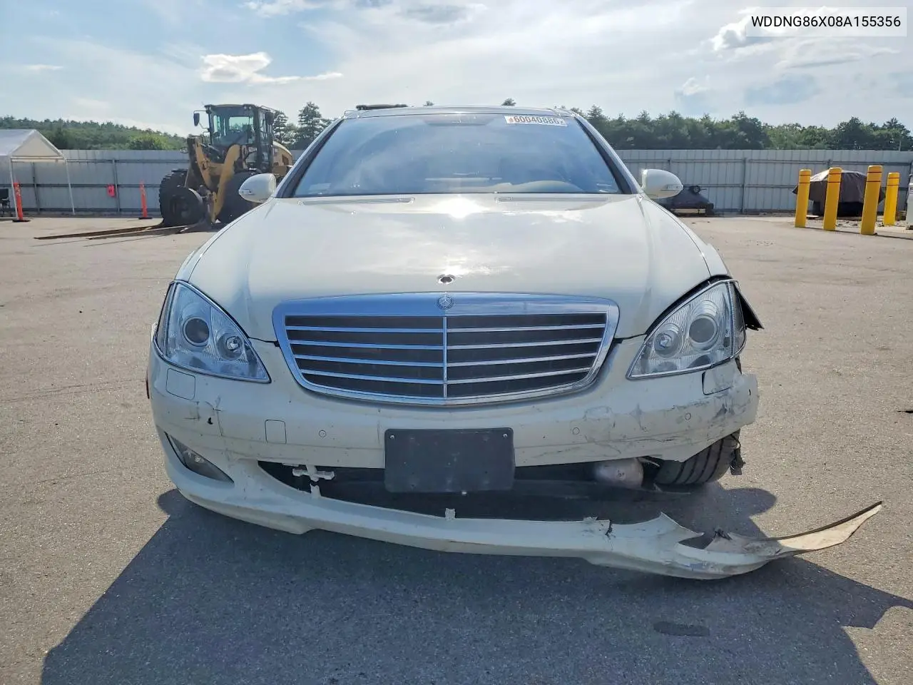 2008 Mercedes-Benz S 550 4Matic VIN: WDDNG86X08A155356 Lot: 60040886