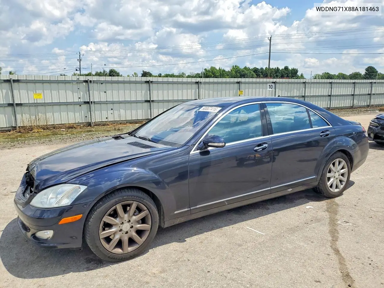 2008 Mercedes-Benz S 550 VIN: WDDNG71X88A181463 Lot: 60067416