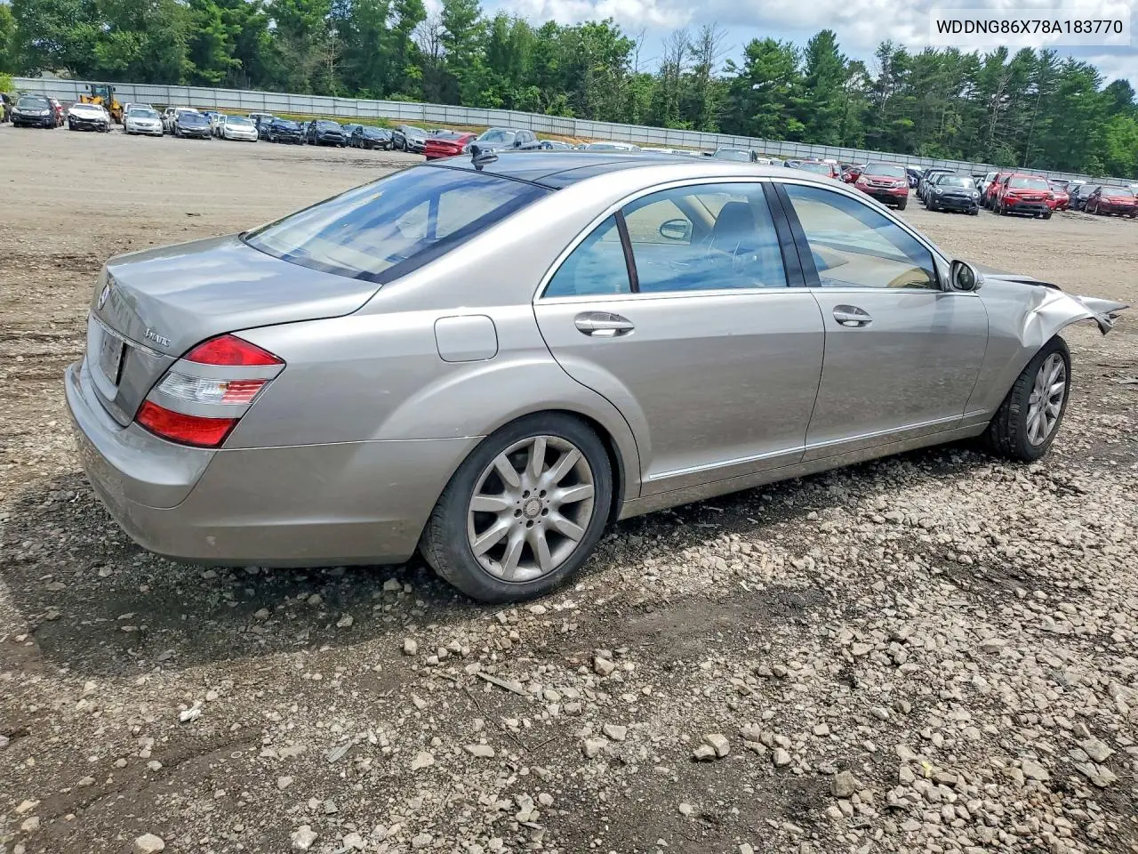2008 Mercedes-Benz S 550 4Matic VIN: WDDNG86X78A183770 Lot: 60163976