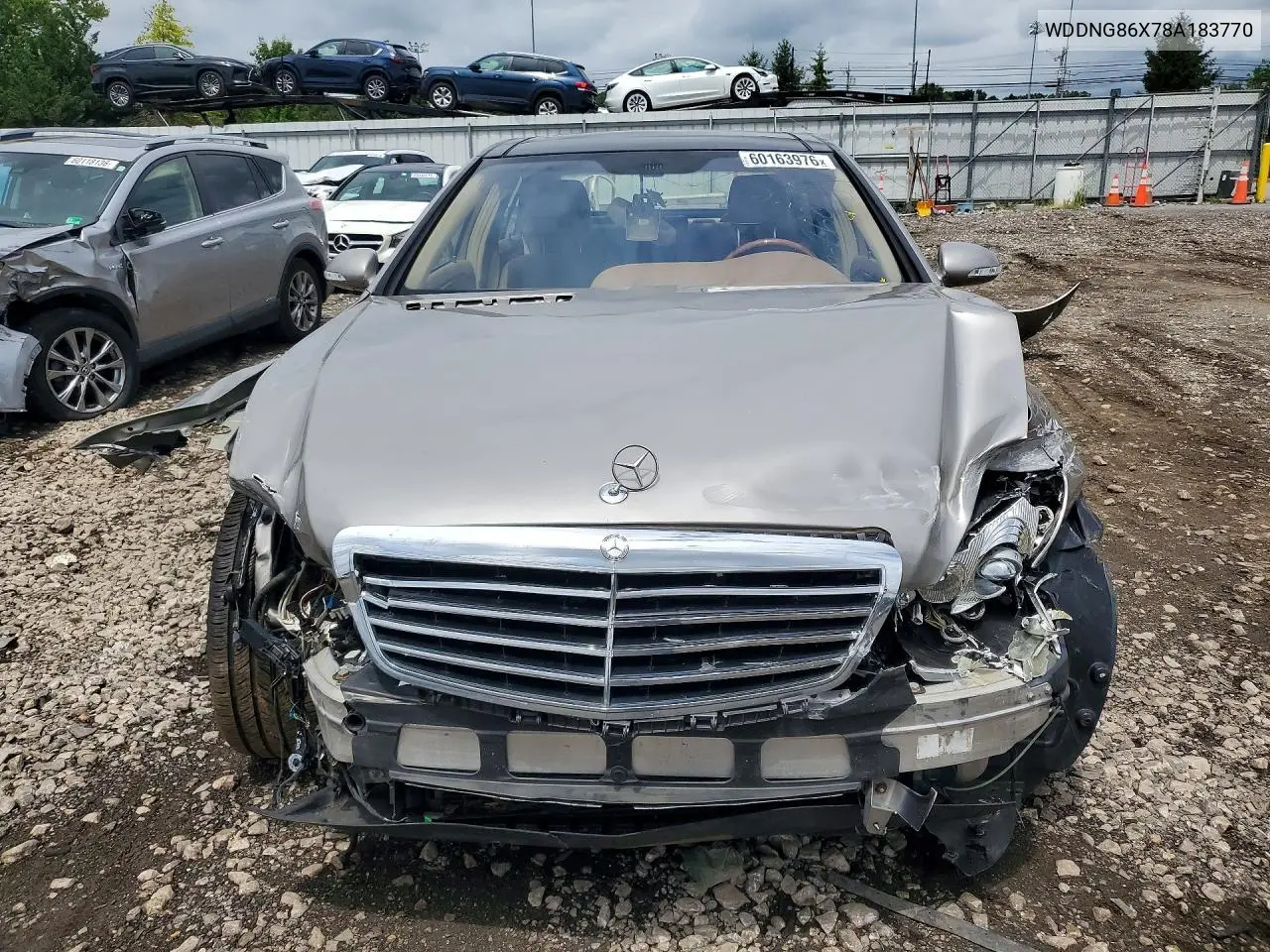 2008 Mercedes-Benz S 550 4Matic VIN: WDDNG86X78A183770 Lot: 60163976