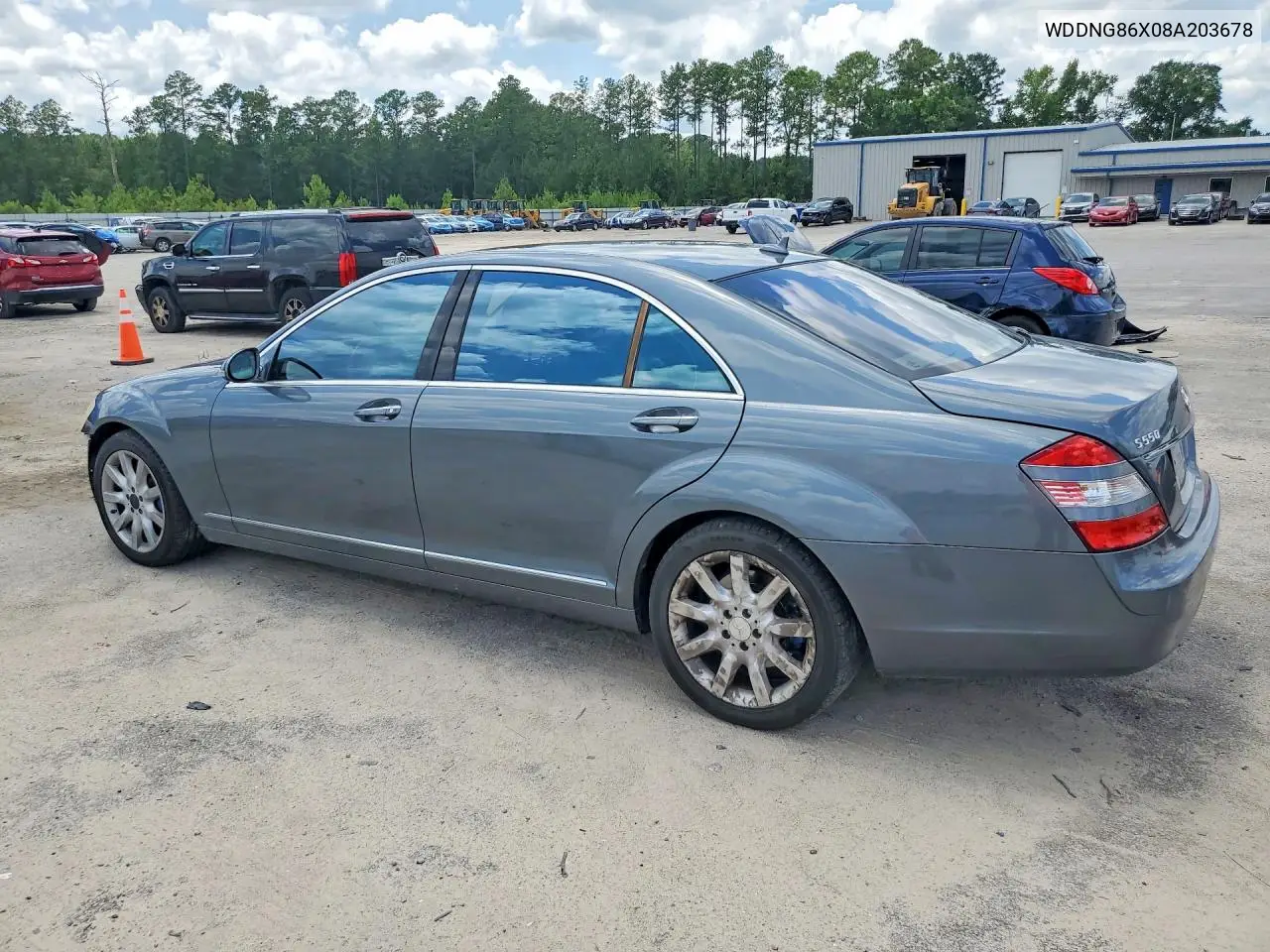 2008 Mercedes-Benz S 550 4Matic VIN: WDDNG86X08A203678 Lot: 60234976