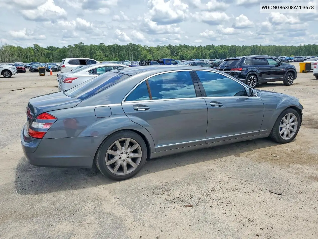 2008 Mercedes-Benz S 550 4Matic VIN: WDDNG86X08A203678 Lot: 60234976