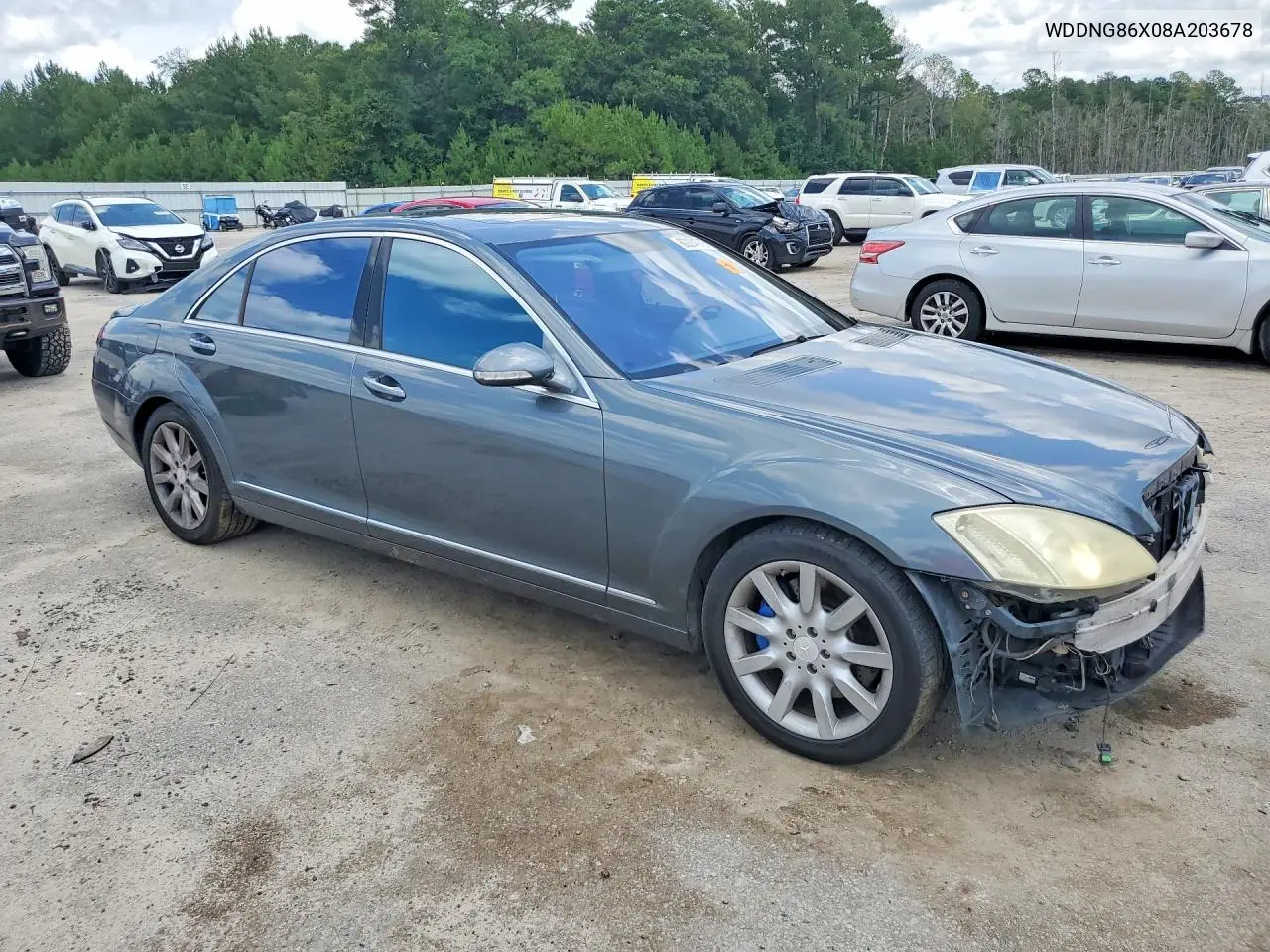 2008 Mercedes-Benz S 550 4Matic VIN: WDDNG86X08A203678 Lot: 60234976