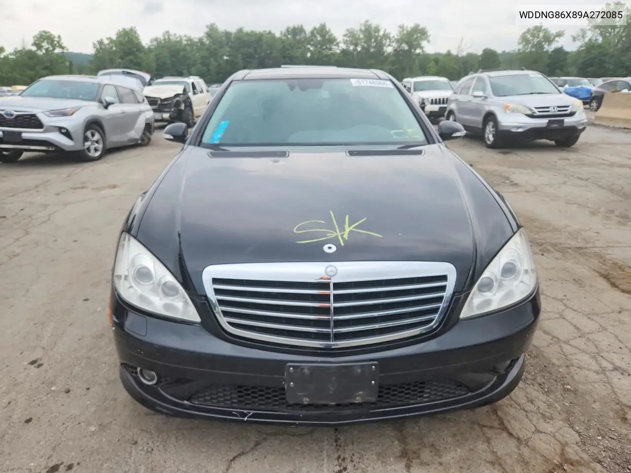 2009 Mercedes-Benz S 550 4Matic VIN: WDDNG86X89A272085 Lot: 61748066