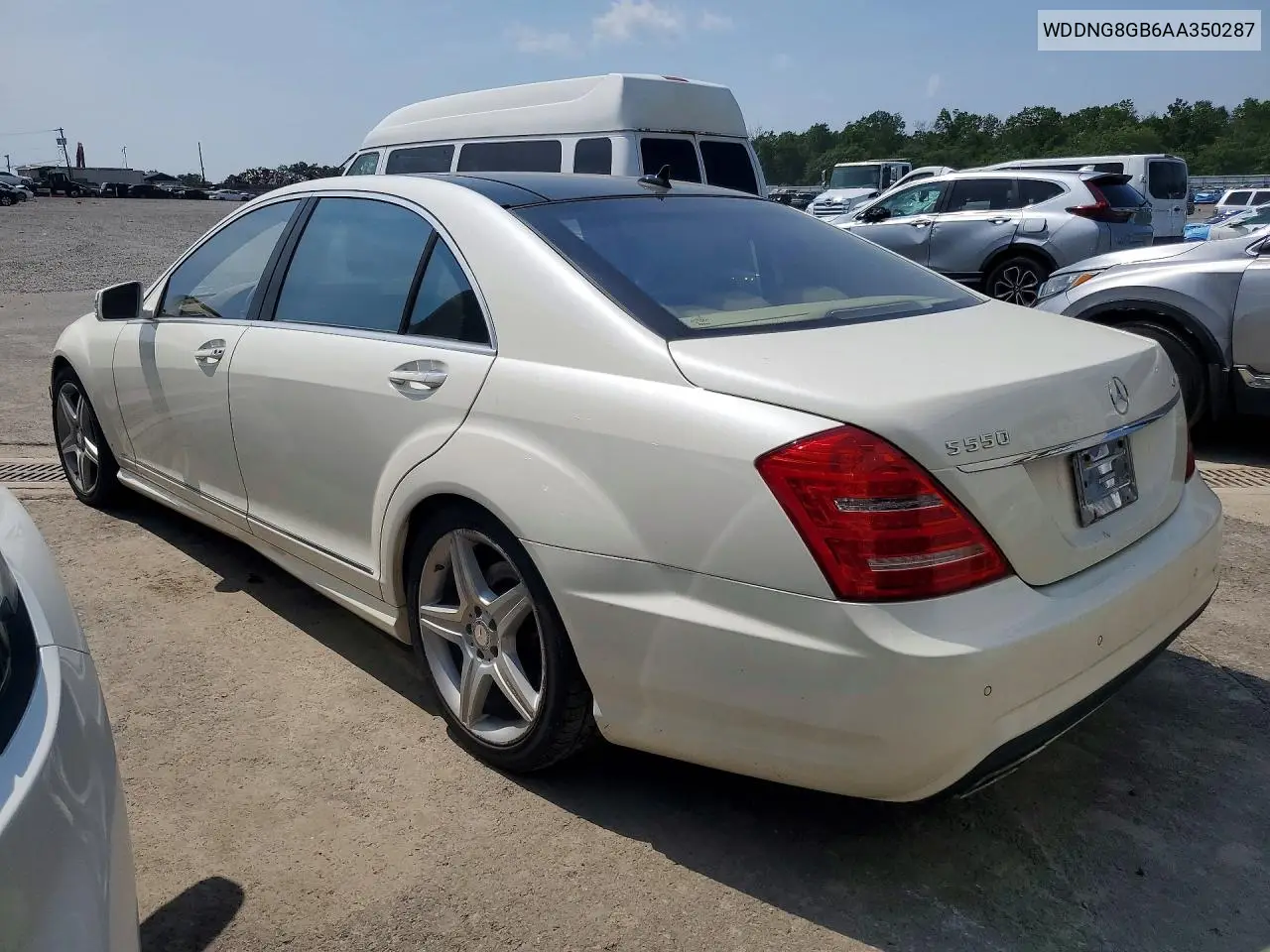 2010 Mercedes-Benz S 550 4Matic VIN: WDDNG8GB6AA350287 Lot: 60372786