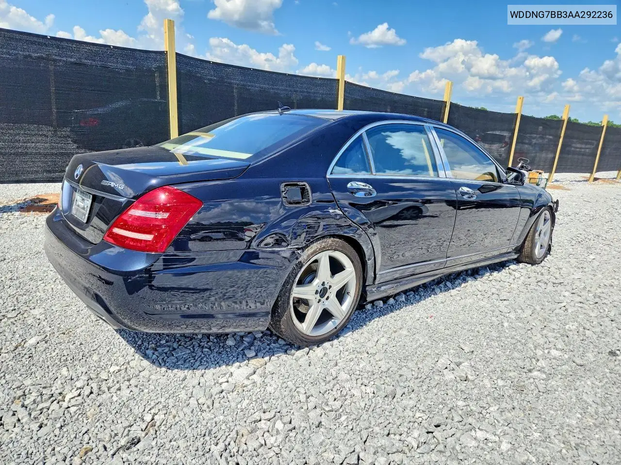 2010 Mercedes-Benz S 550 VIN: WDDNG7BB3AA292236 Lot: 61916786