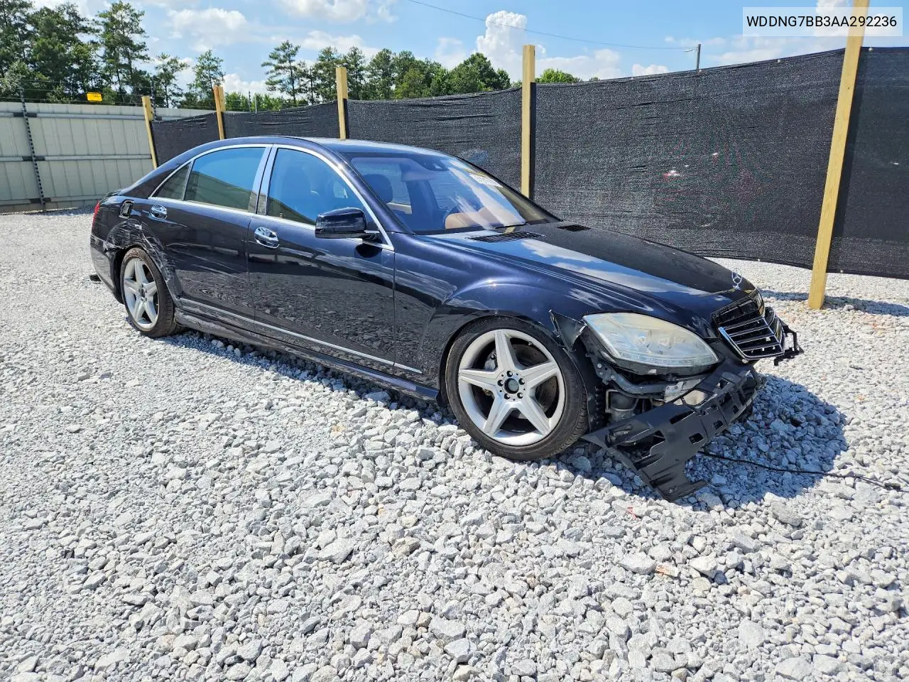 2010 Mercedes-Benz S 550 VIN: WDDNG7BB3AA292236 Lot: 61916786