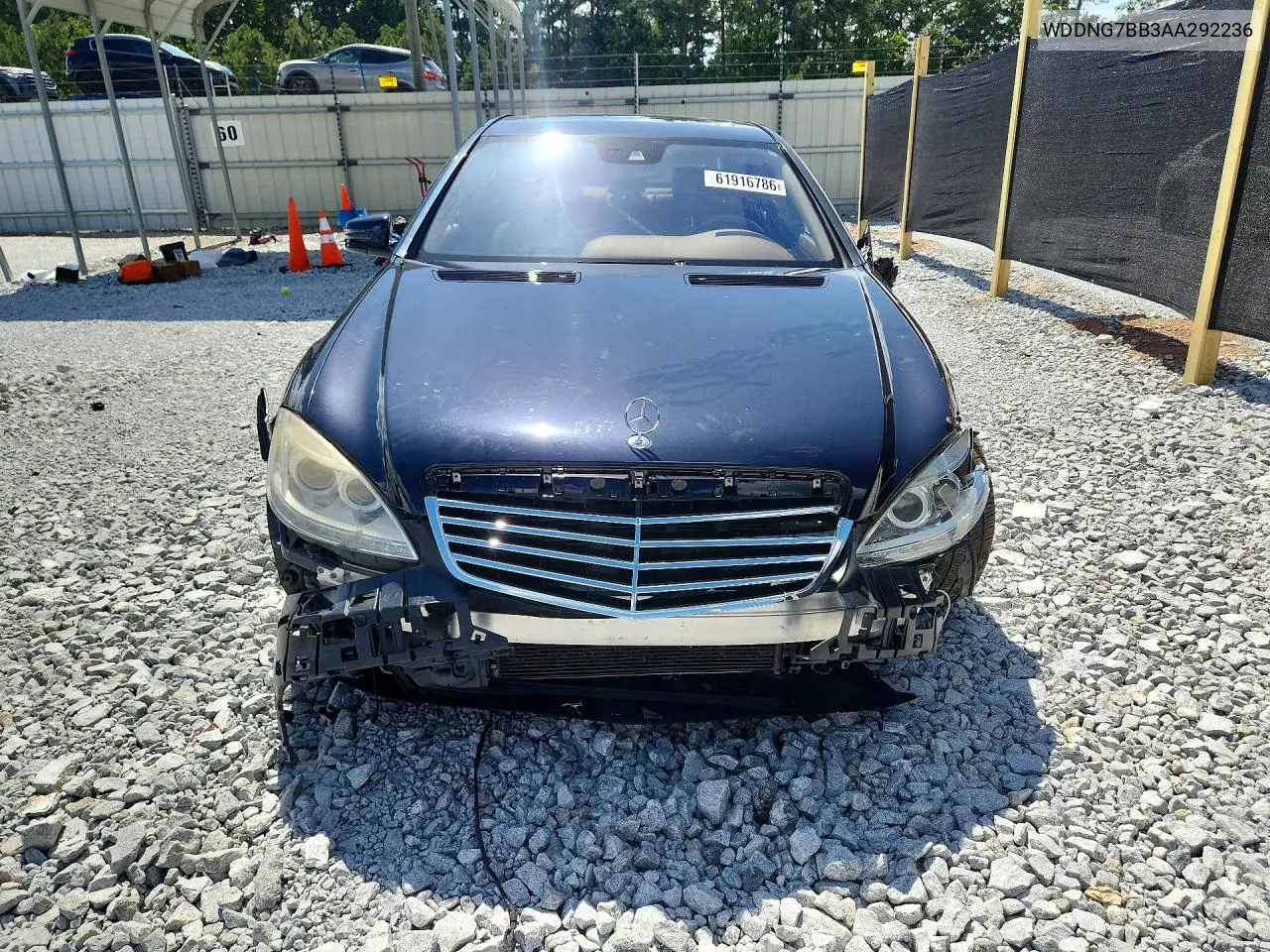 2010 Mercedes-Benz S 550 VIN: WDDNG7BB3AA292236 Lot: 61916786