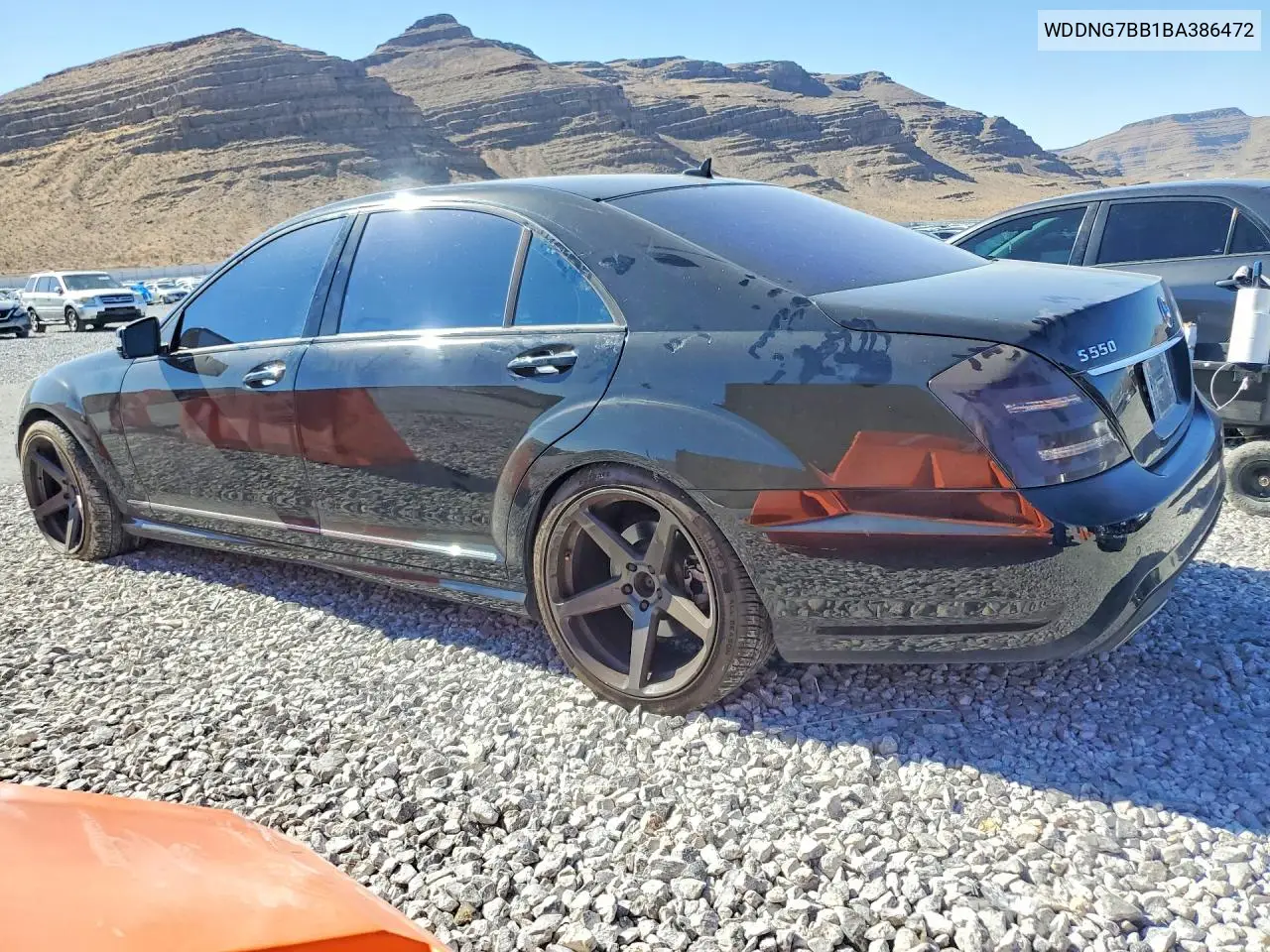 2011 Mercedes-Benz S 550 VIN: WDDNG7BB1BA386472 Lot: 57889246