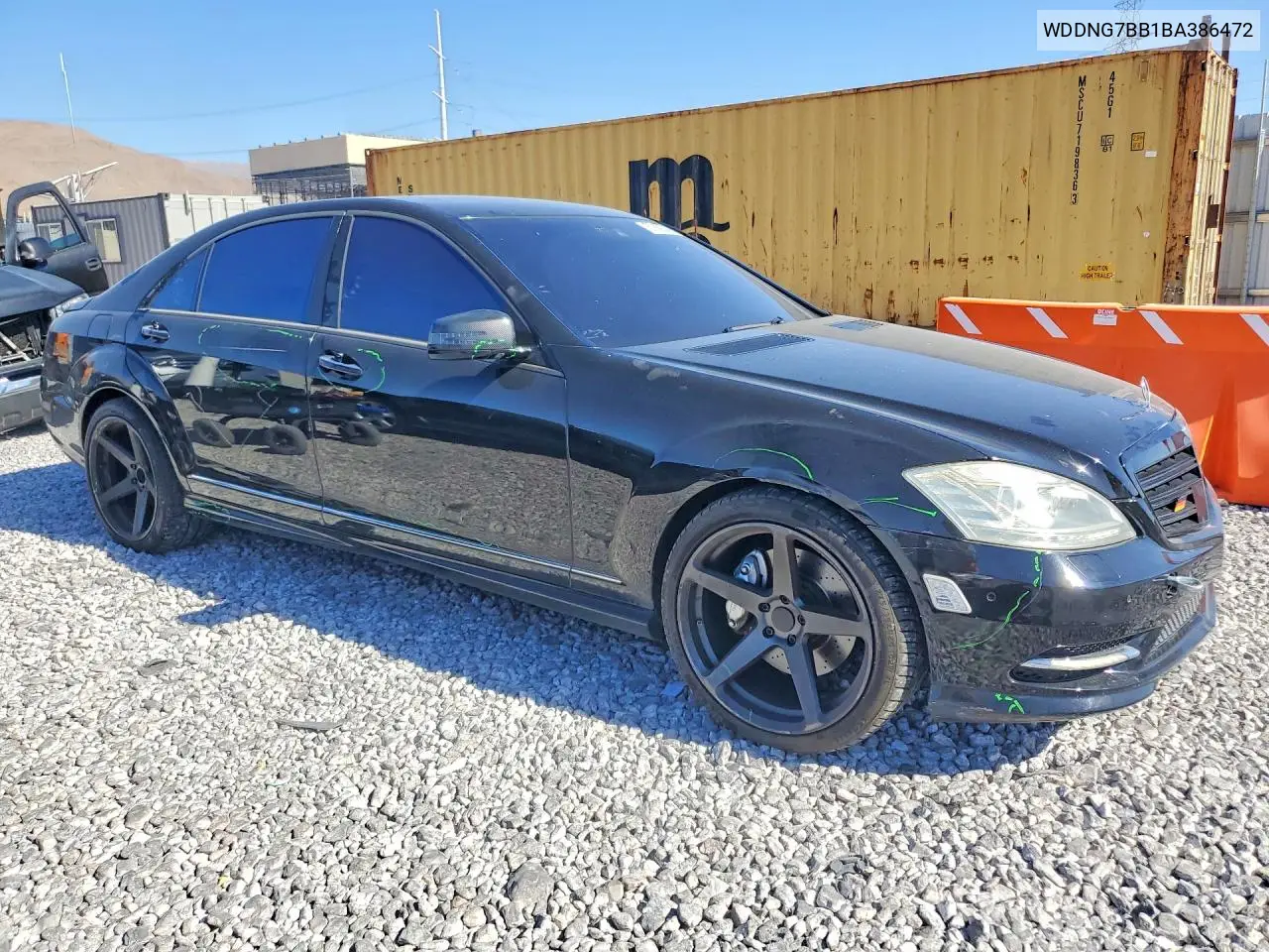 2011 Mercedes-Benz S 550 VIN: WDDNG7BB1BA386472 Lot: 57889246