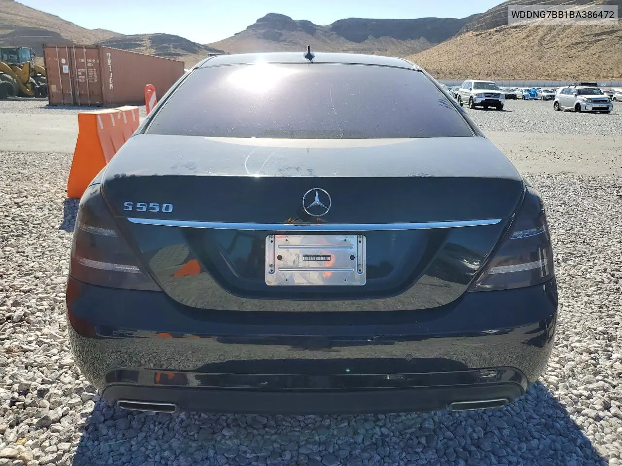 2011 Mercedes-Benz S 550 VIN: WDDNG7BB1BA386472 Lot: 57889246