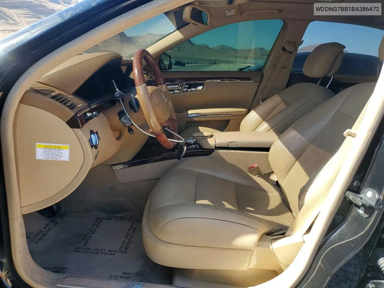 2011 Mercedes-Benz S 550 VIN: WDDNG7BB1BA386472 Lot: 57889246