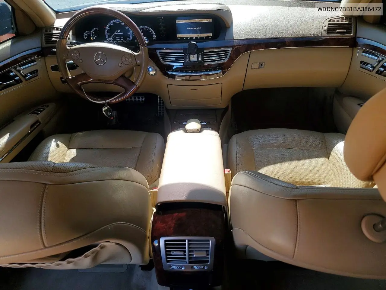 2011 Mercedes-Benz S 550 VIN: WDDNG7BB1BA386472 Lot: 57889246
