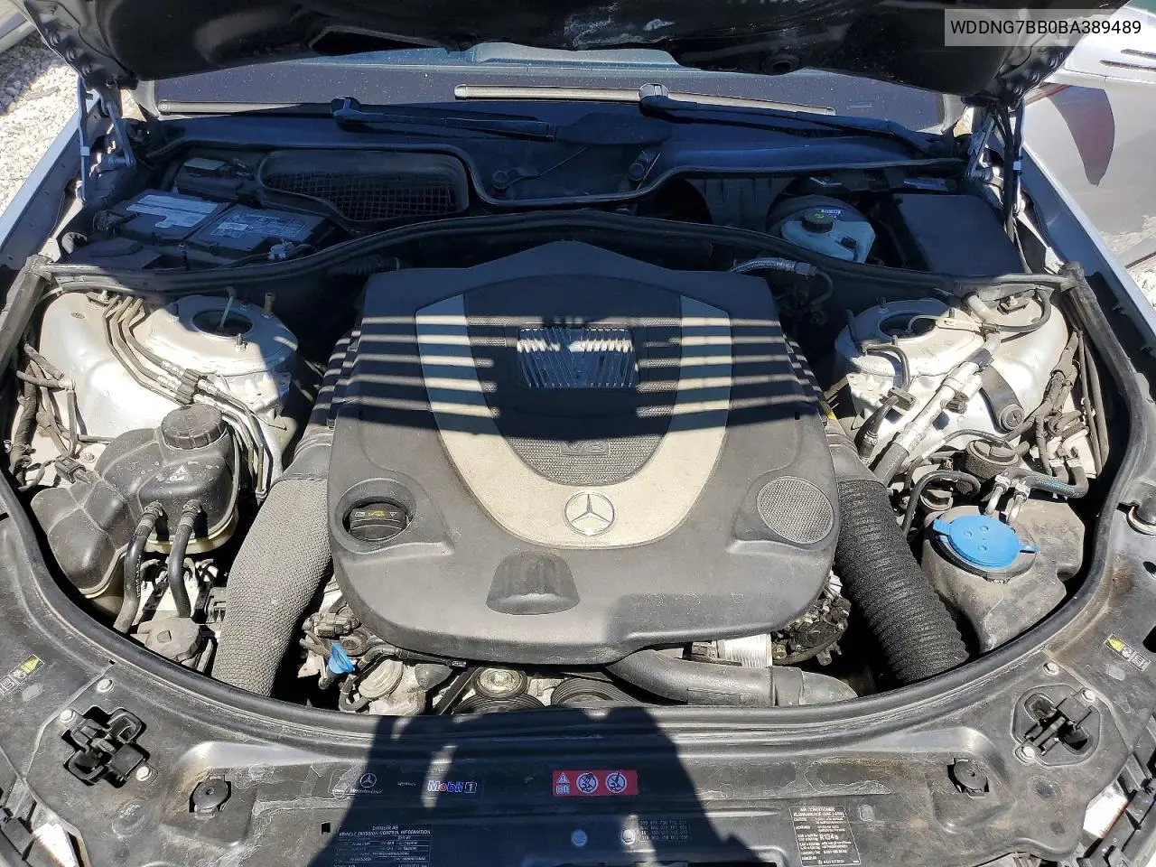 2011 Mercedes-Benz S 550 VIN: WDDNG7BB0BA389489 Lot: 59180316