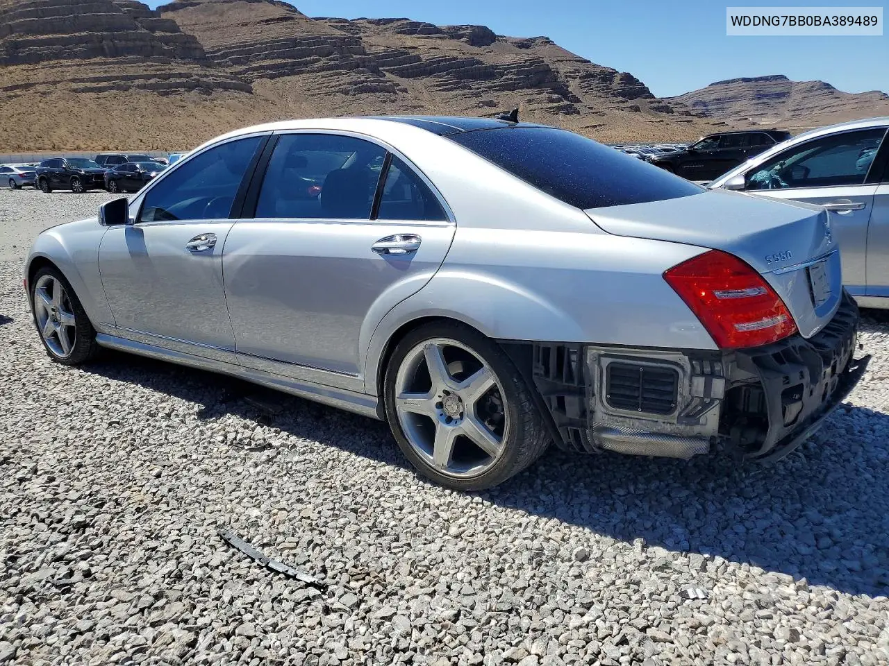 2011 Mercedes-Benz S 550 VIN: WDDNG7BB0BA389489 Lot: 59180316