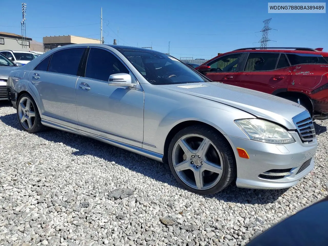 2011 Mercedes-Benz S 550 VIN: WDDNG7BB0BA389489 Lot: 59180316