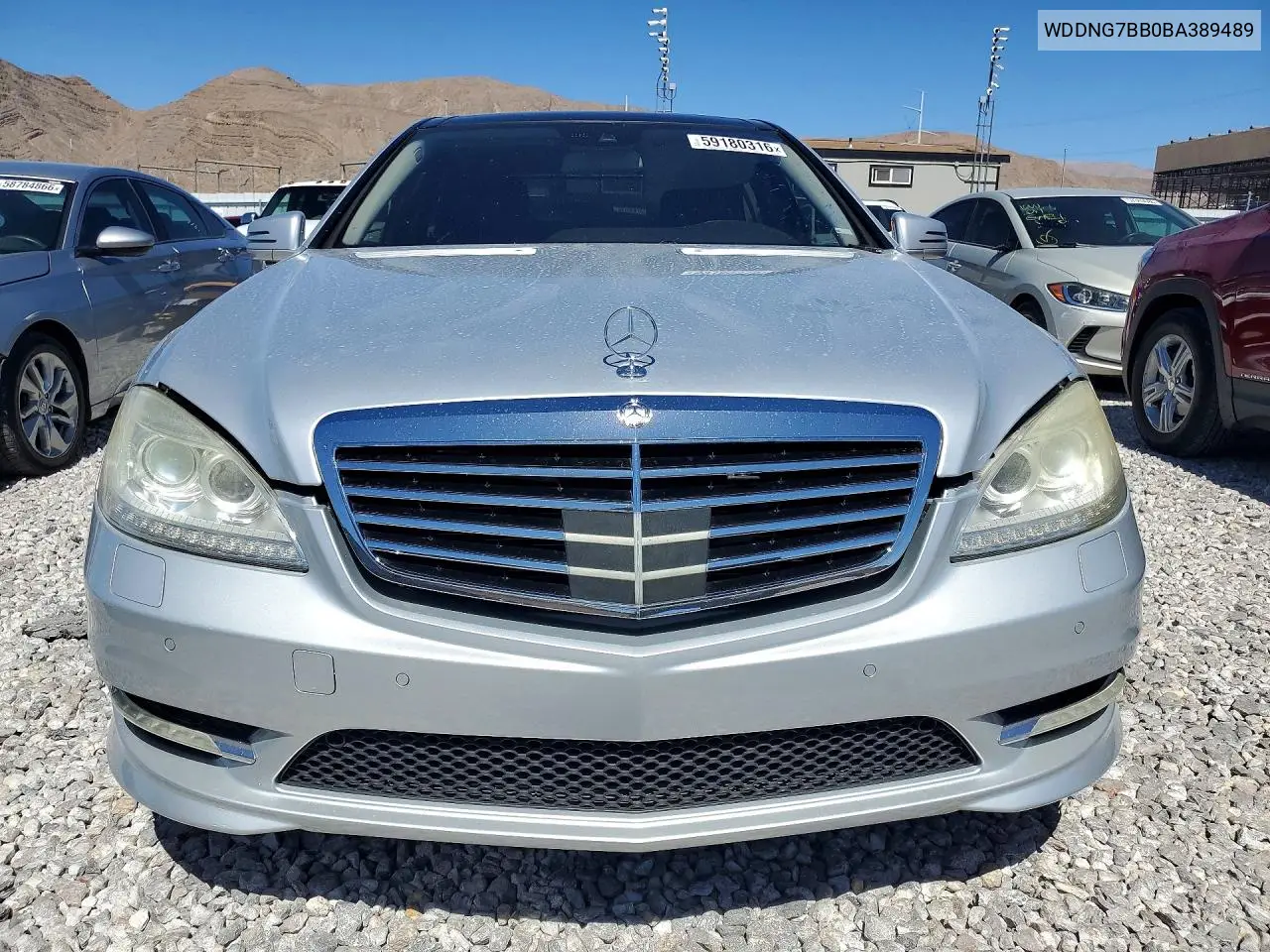 2011 Mercedes-Benz S 550 VIN: WDDNG7BB0BA389489 Lot: 59180316