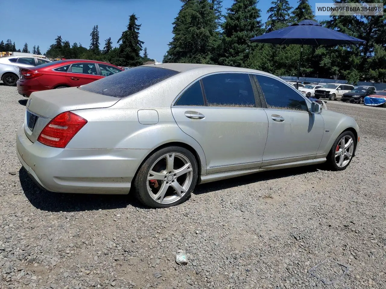 2011 Mercedes-Benz S 400 VIN: WDDNG9FB6BA384898 Lot: 60701916