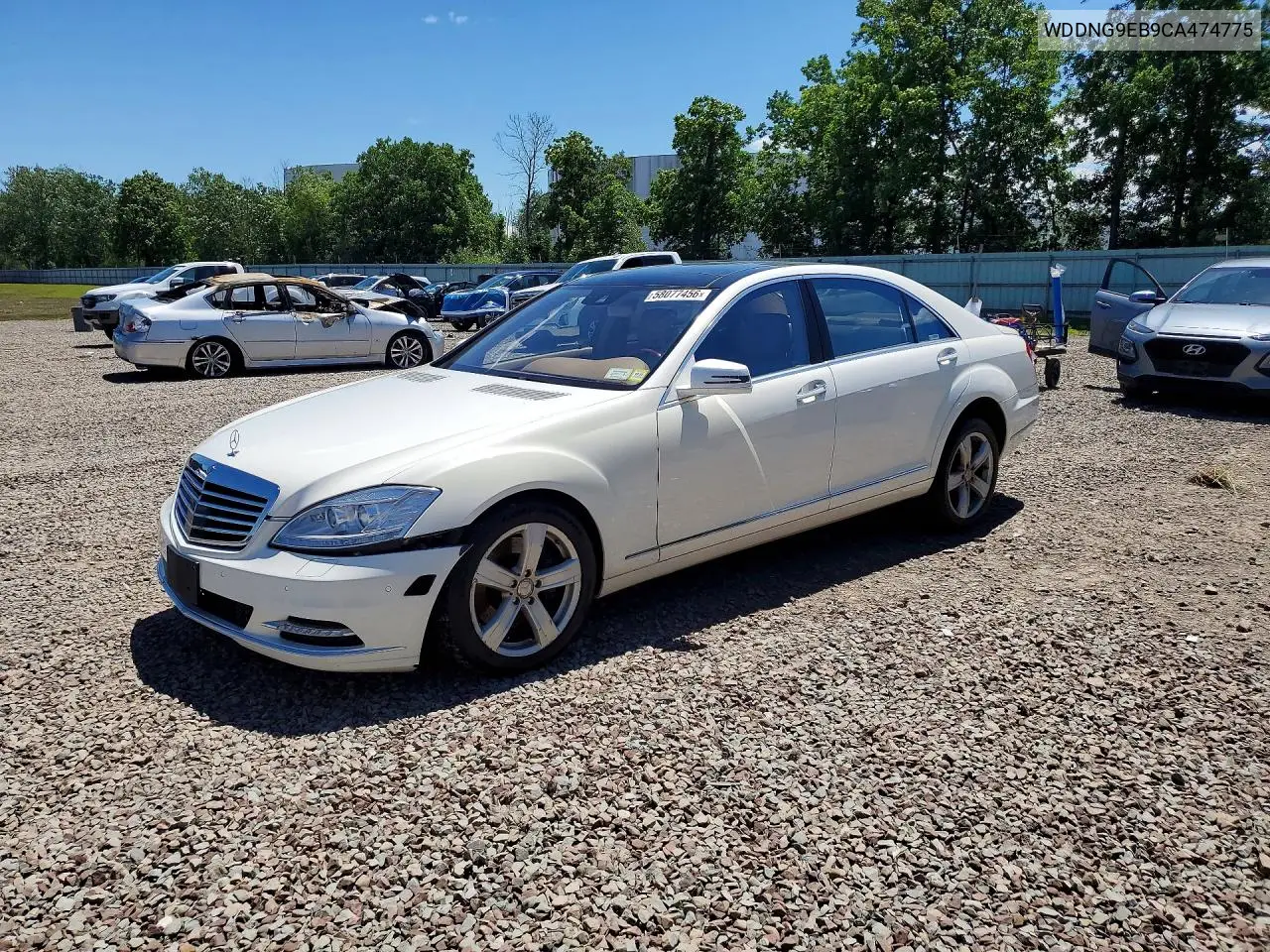 2012 Mercedes-Benz S 550 4Matic VIN: WDDNG9EB9CA474775 Lot: 58077456