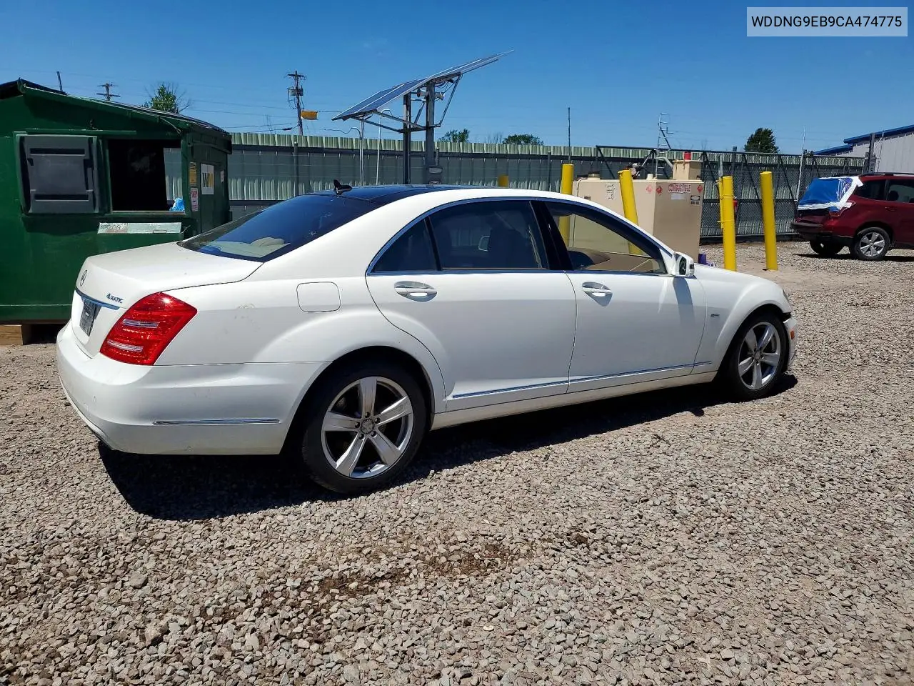 2012 Mercedes-Benz S 550 4Matic VIN: WDDNG9EB9CA474775 Lot: 58077456