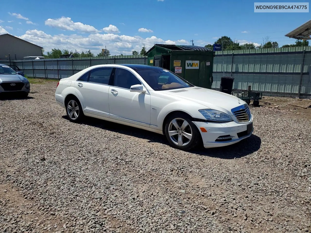 2012 Mercedes-Benz S 550 4Matic VIN: WDDNG9EB9CA474775 Lot: 58077456