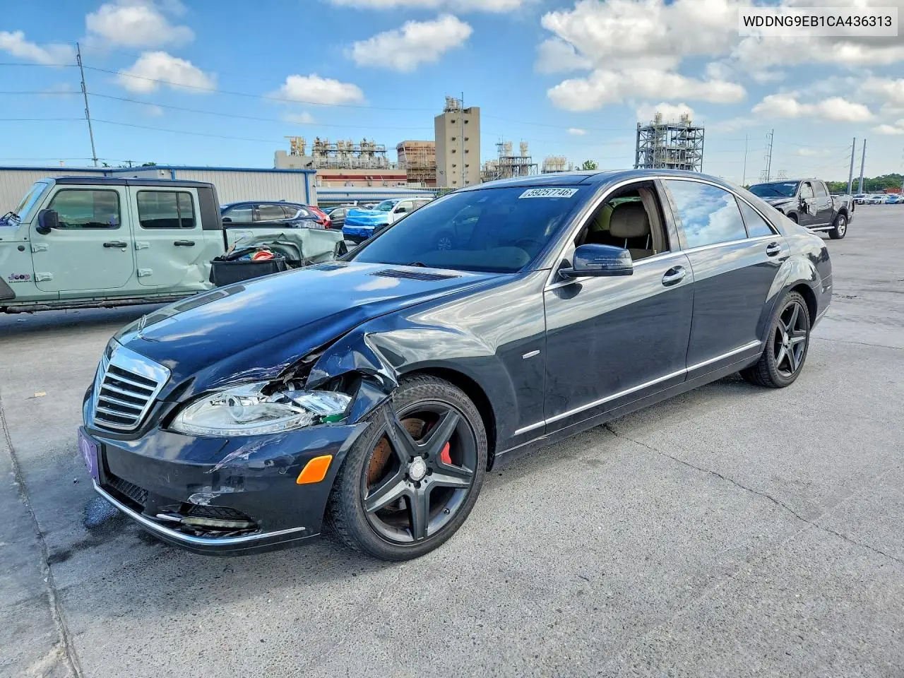 2012 Mercedes-Benz S 550 4Matic VIN: WDDNG9EB1CA436313 Lot: 59257746