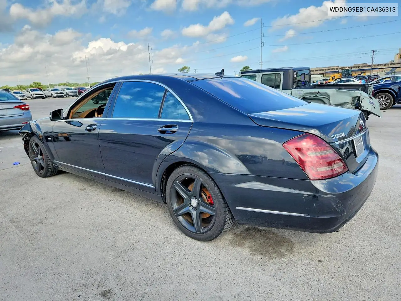 2012 Mercedes-Benz S 550 4Matic VIN: WDDNG9EB1CA436313 Lot: 59257746