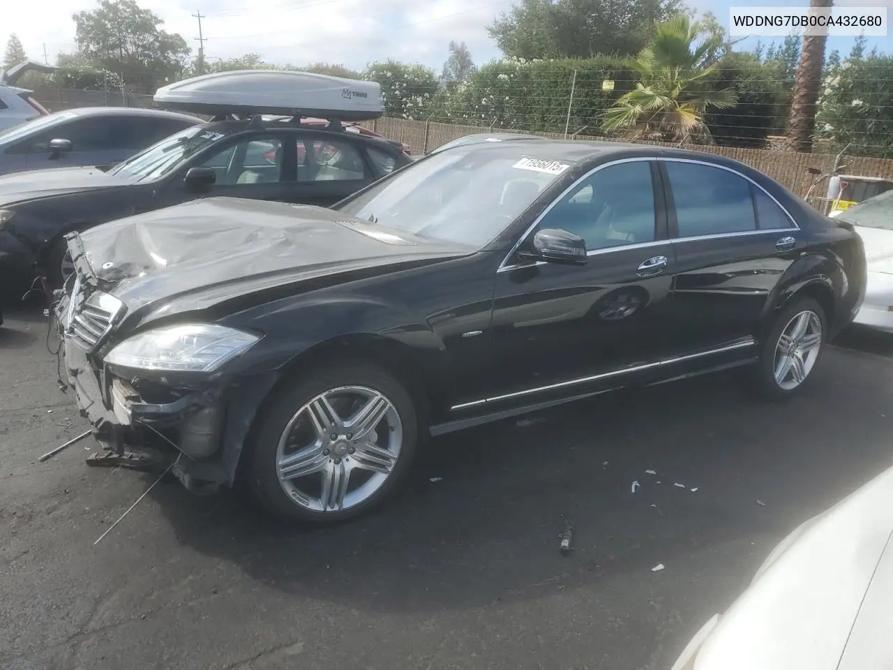 WDDNG7DB0CA432680 2012 Mercedes Benz S 550
