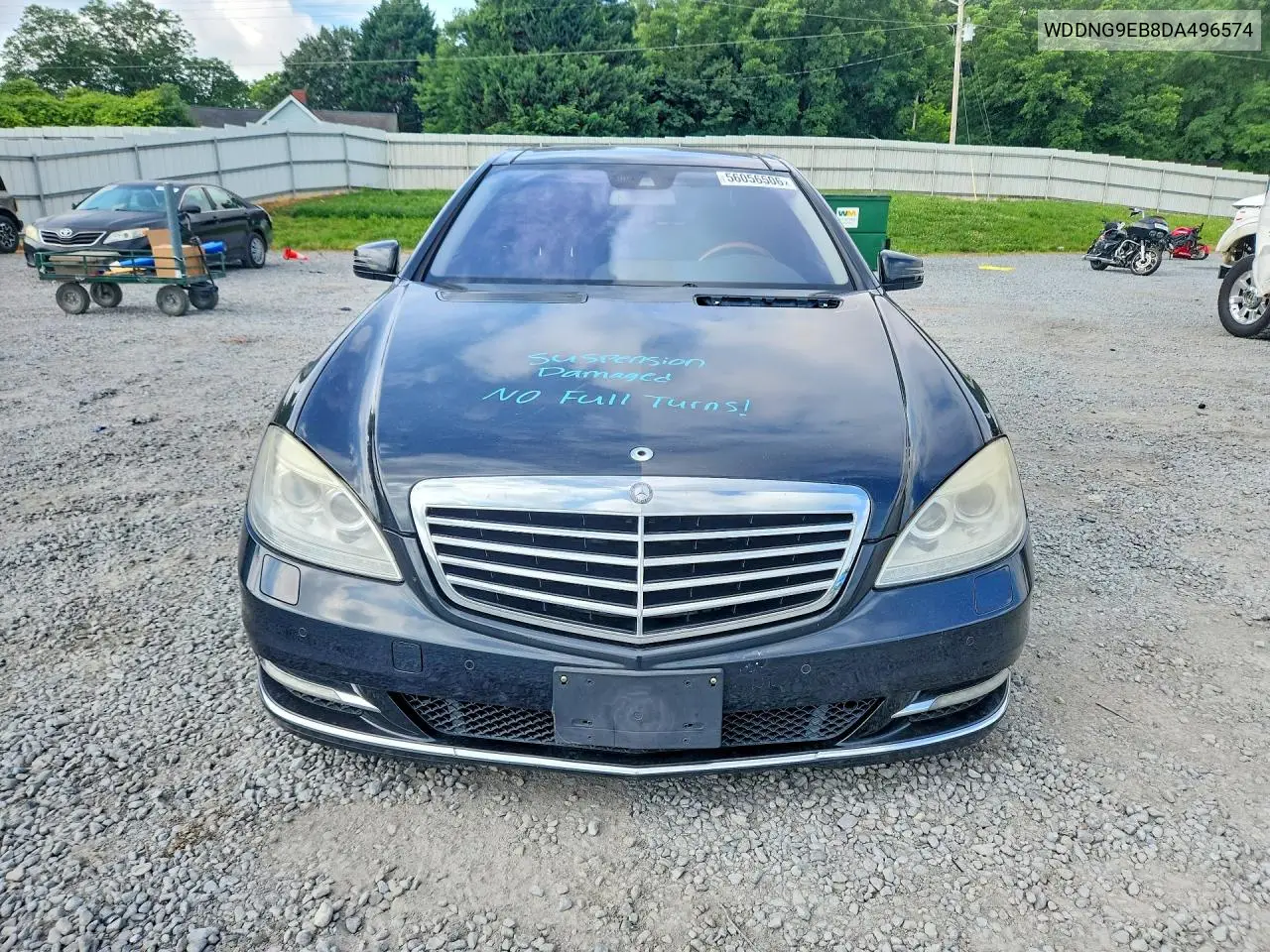 2013 Mercedes-Benz S 550 4Matic VIN: WDDNG9EB8DA496574 Lot: 56056506
