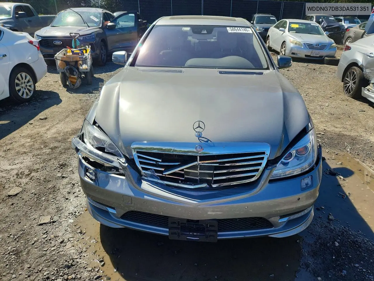 2013 Mercedes-Benz S 550 VIN: WDDNG7DB3DA531351 Lot: 58644146