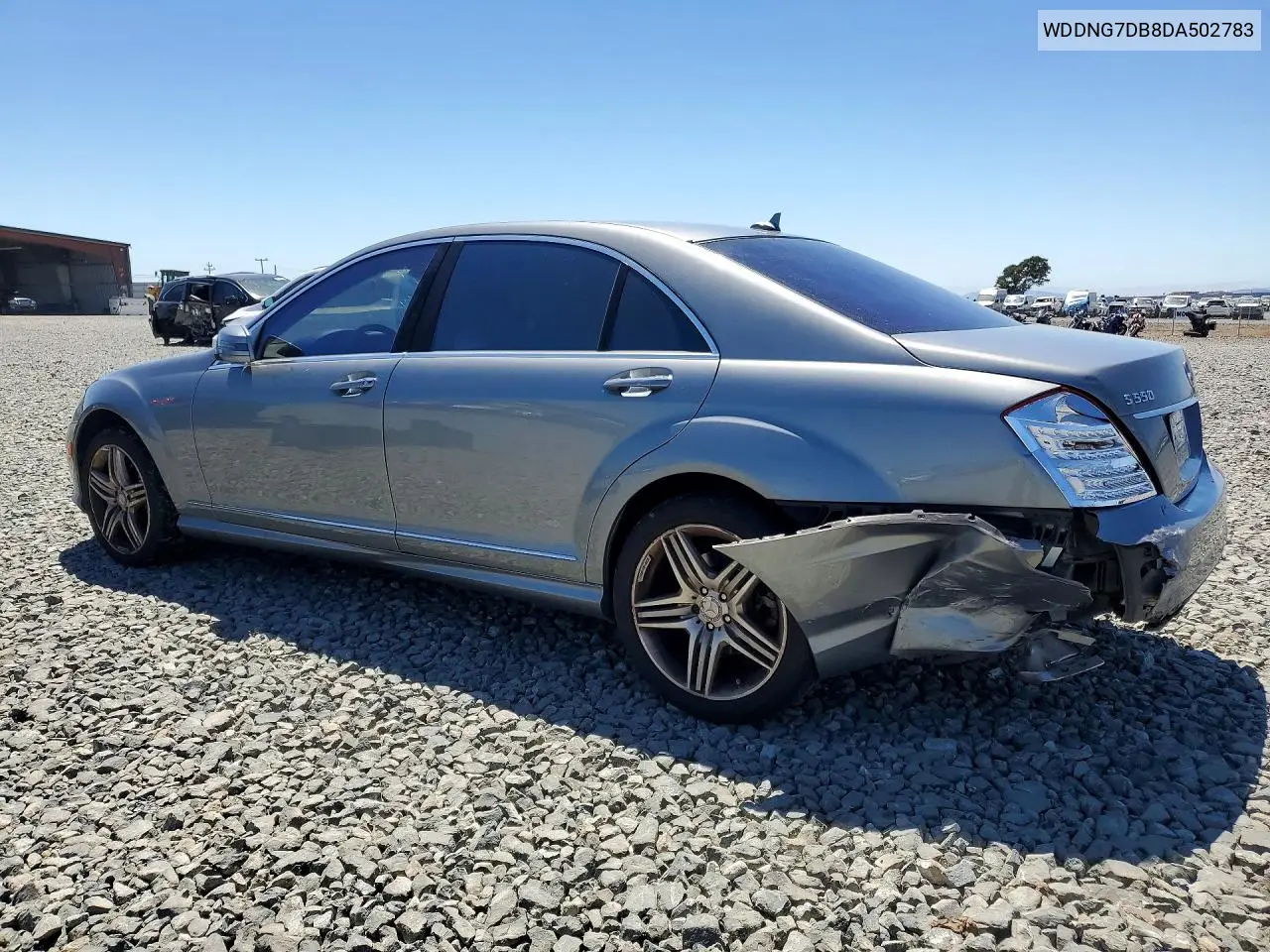 2013 Mercedes-Benz S 550 VIN: WDDNG7DB8DA502783 Lot: 60209596