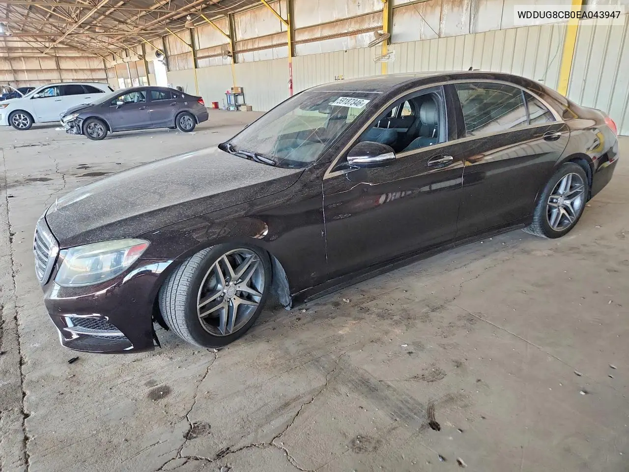 2014 Mercedes-Benz S 550 VIN: WDDUG8CB0EA043947 Lot: 59187346