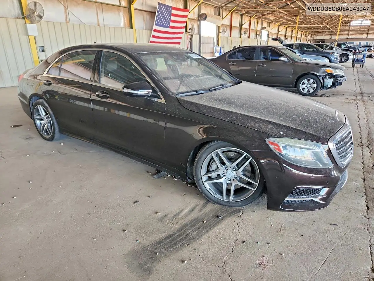 2014 Mercedes-Benz S 550 VIN: WDDUG8CB0EA043947 Lot: 59187346