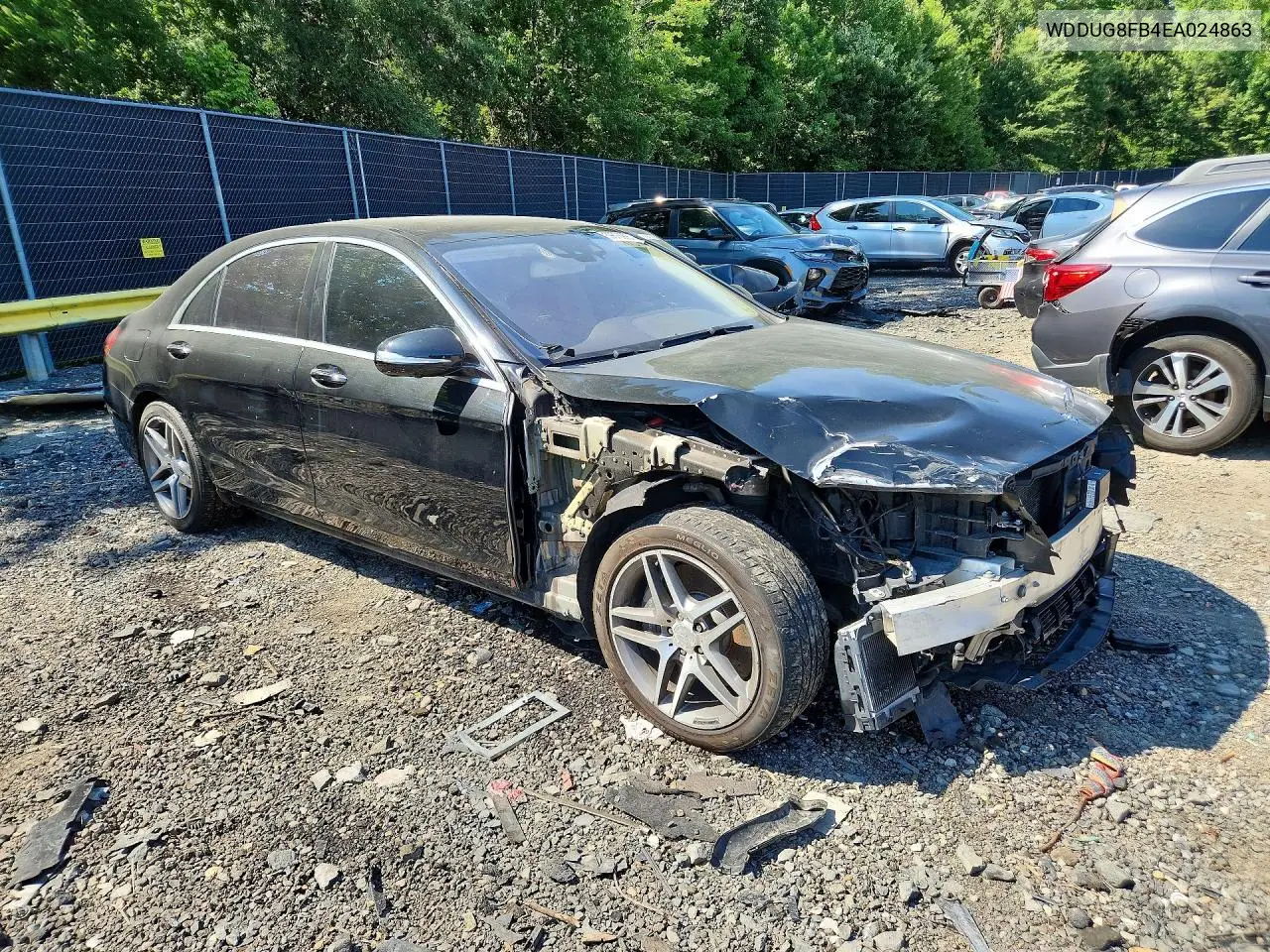 2014 Mercedes-Benz S 550 4Matic VIN: WDDUG8FB4EA024863 Lot: 59876906