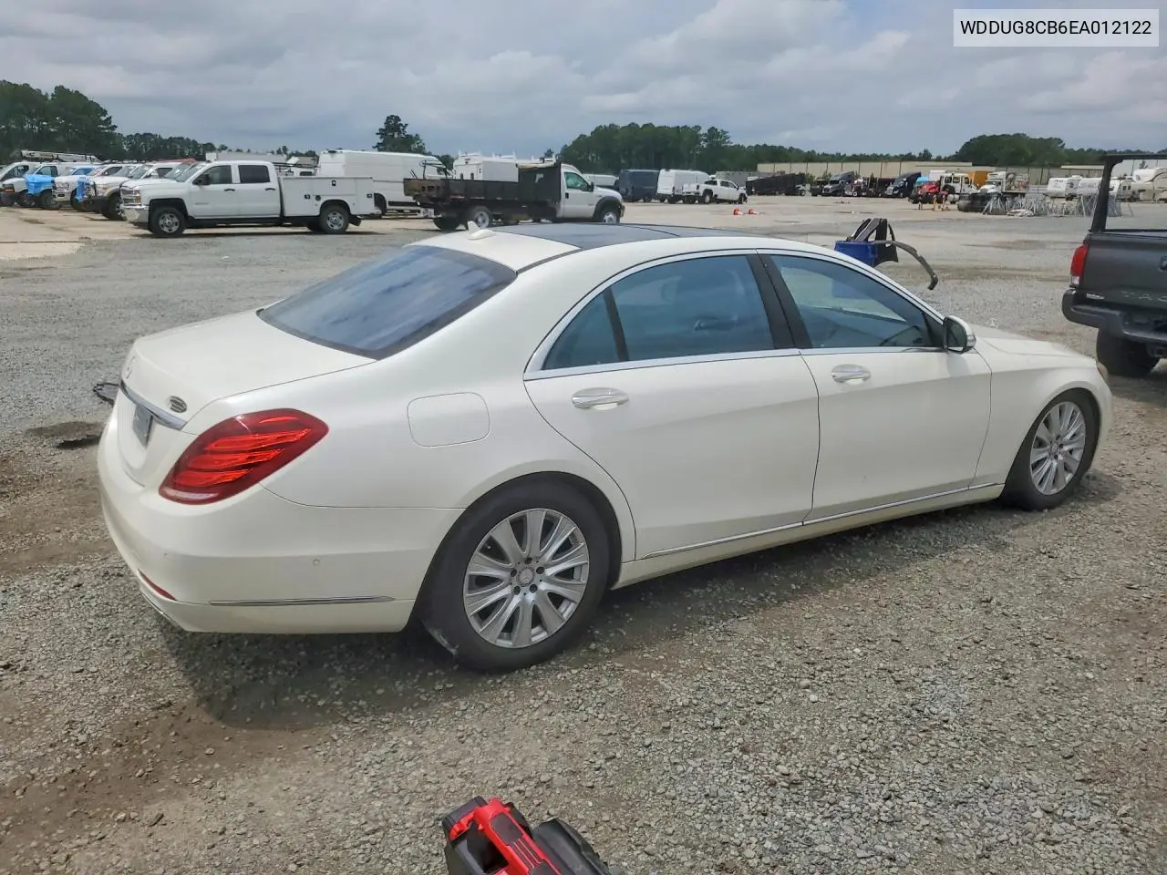 2014 Mercedes-Benz S 550 VIN: WDDUG8CB6EA012122 Lot: 60848286