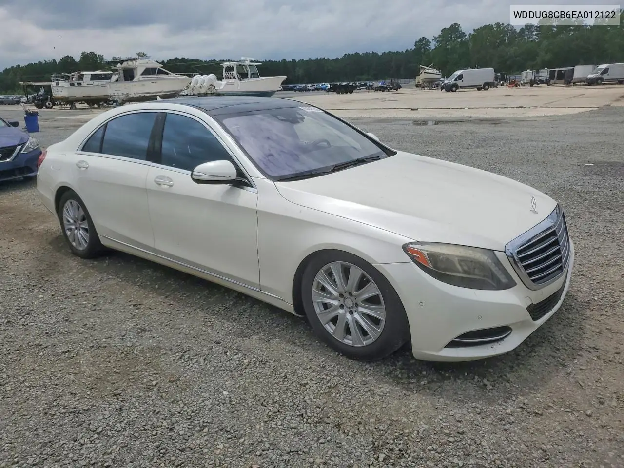2014 Mercedes-Benz S 550 VIN: WDDUG8CB6EA012122 Lot: 60848286