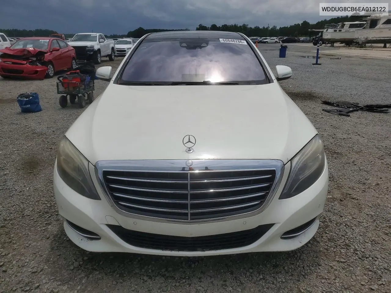 2014 Mercedes-Benz S 550 VIN: WDDUG8CB6EA012122 Lot: 60848286