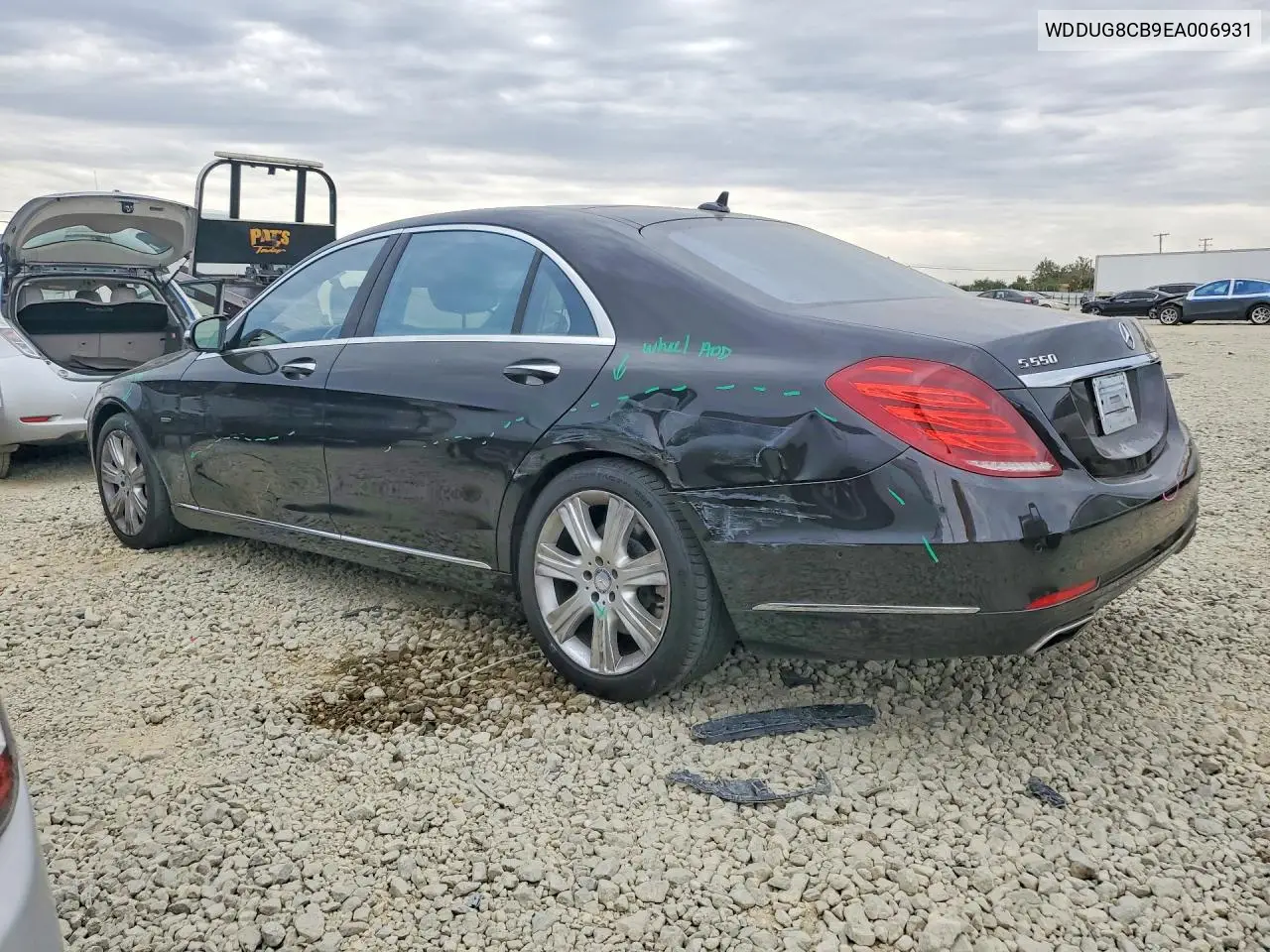2014 Mercedes-Benz S 550 VIN: WDDUG8CB9EA006931 Lot: 61006046