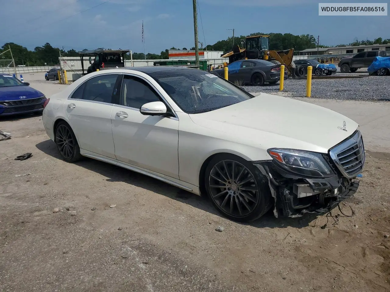 2015 Mercedes-Benz S 550 4Matic VIN: WDDUG8FB5FA086516 Lot: 59178136