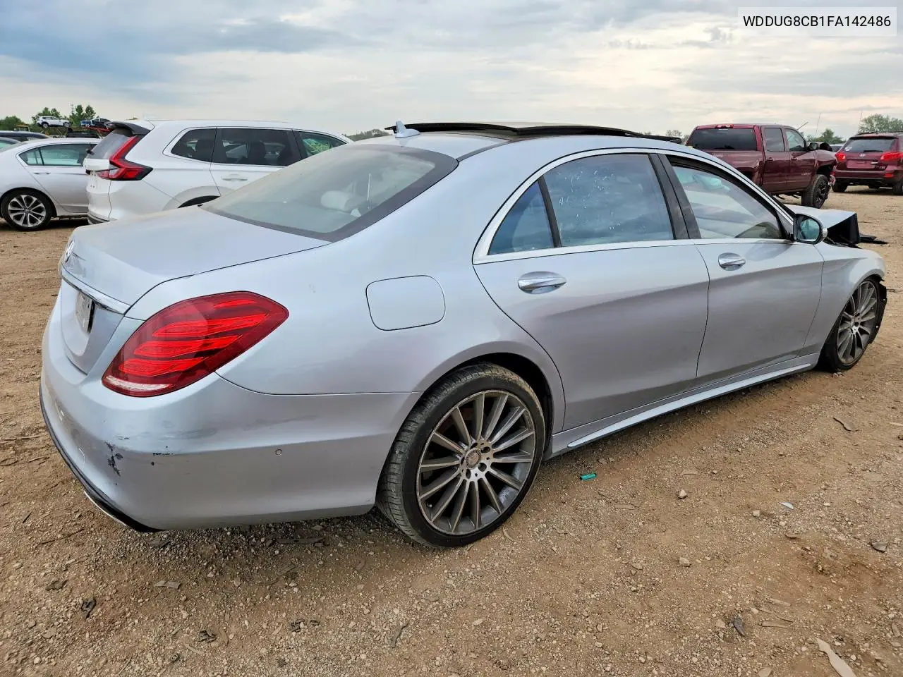2015 Mercedes-Benz S 550 VIN: WDDUG8CB1FA142486 Lot: 59932056
