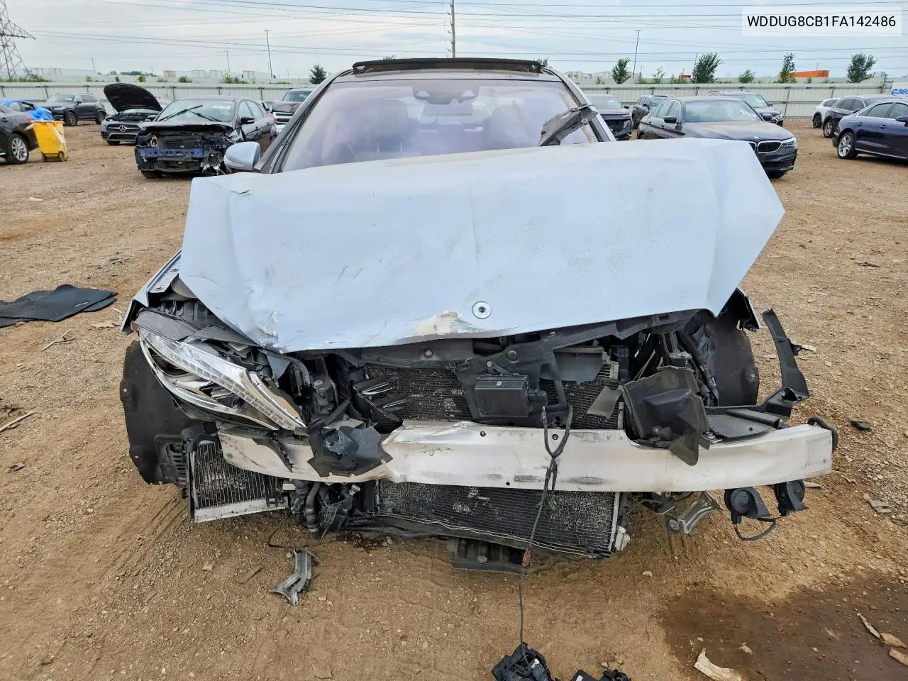 2015 Mercedes-Benz S 550 VIN: WDDUG8CB1FA142486 Lot: 59932056