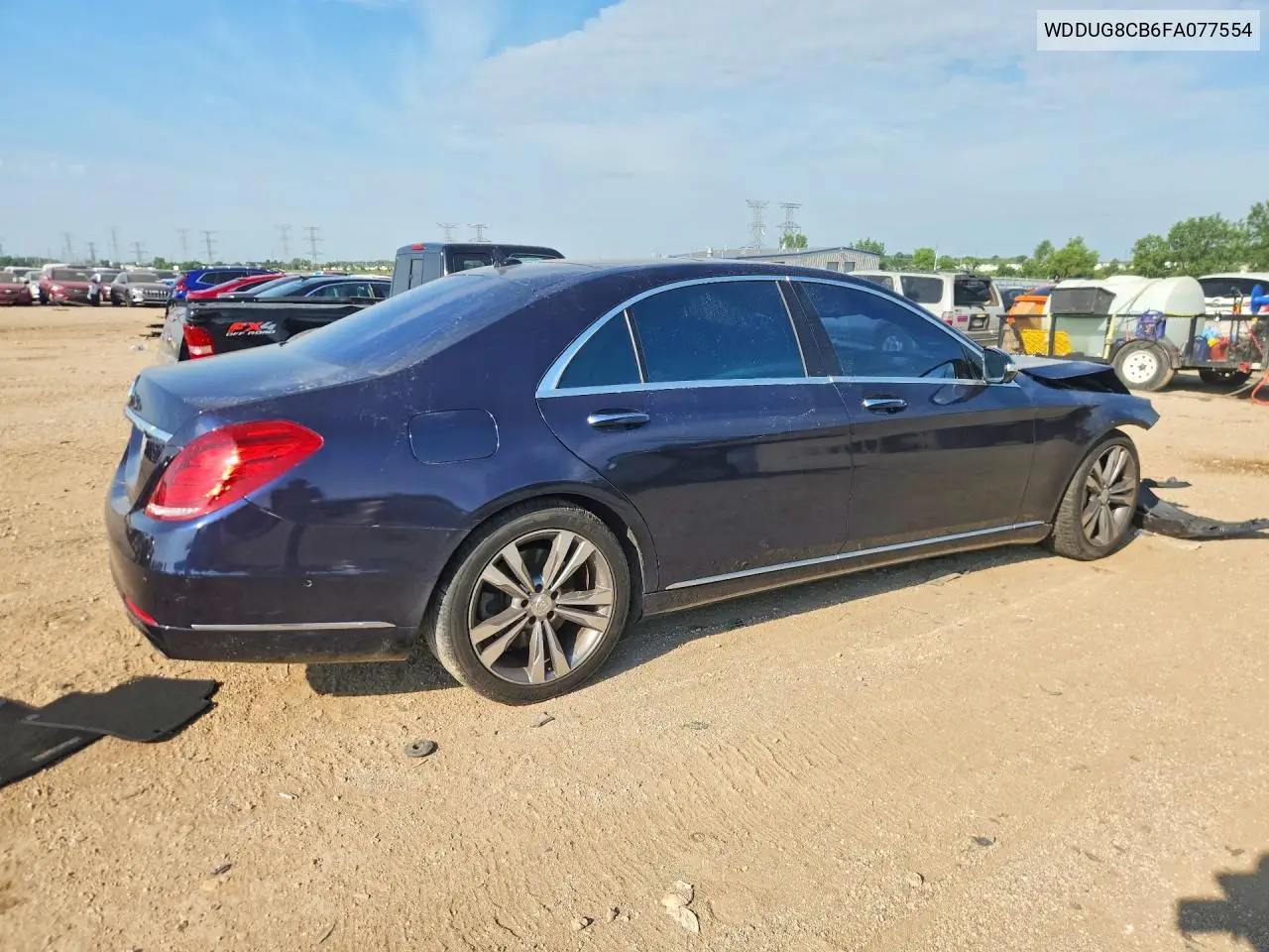 2015 Mercedes-Benz S 550 VIN: WDDUG8CB6FA077554 Lot: 60210996