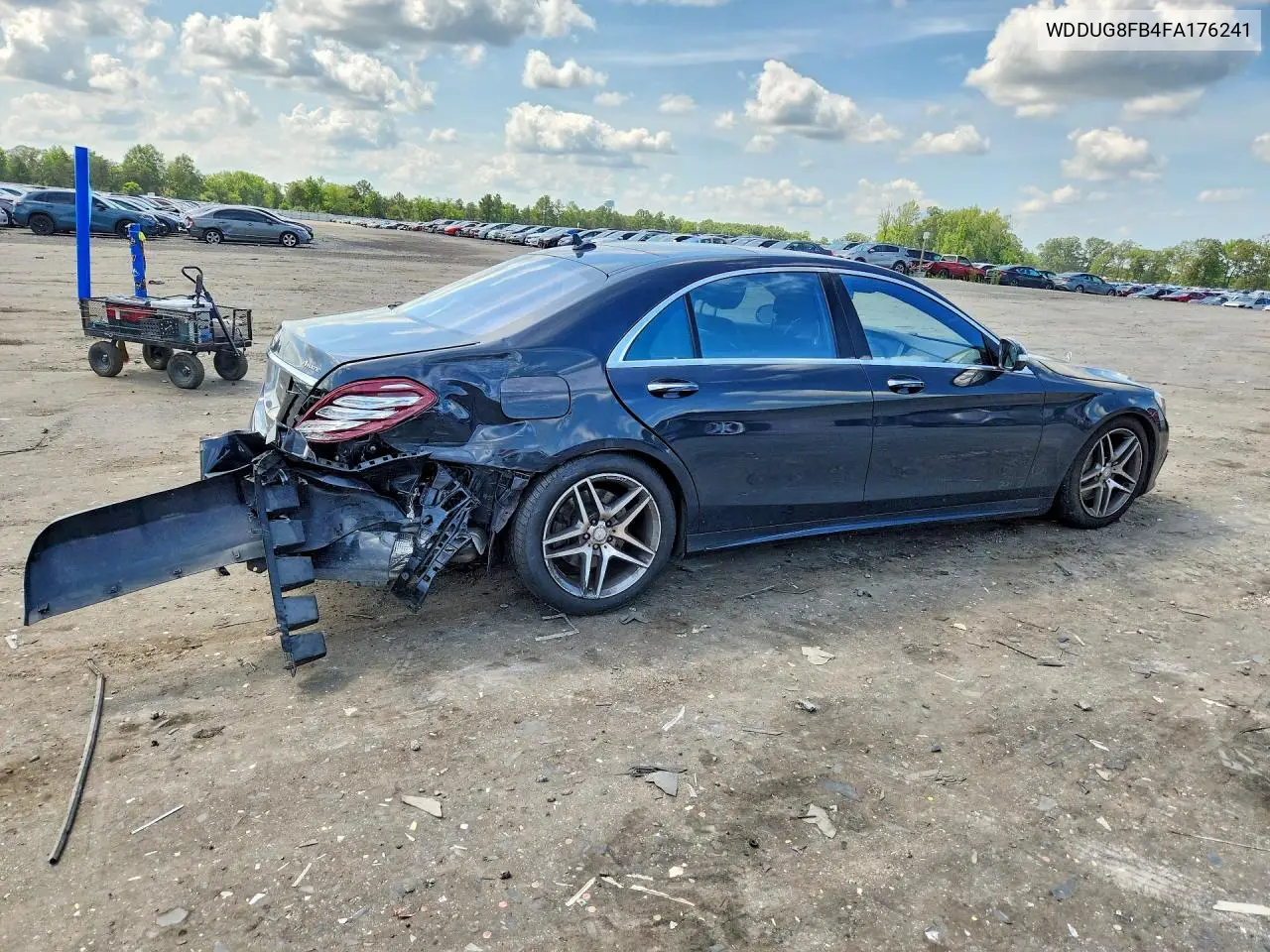 2015 Mercedes-Benz S 550 4Matic VIN: WDDUG8FB4FA176241 Lot: 60576316