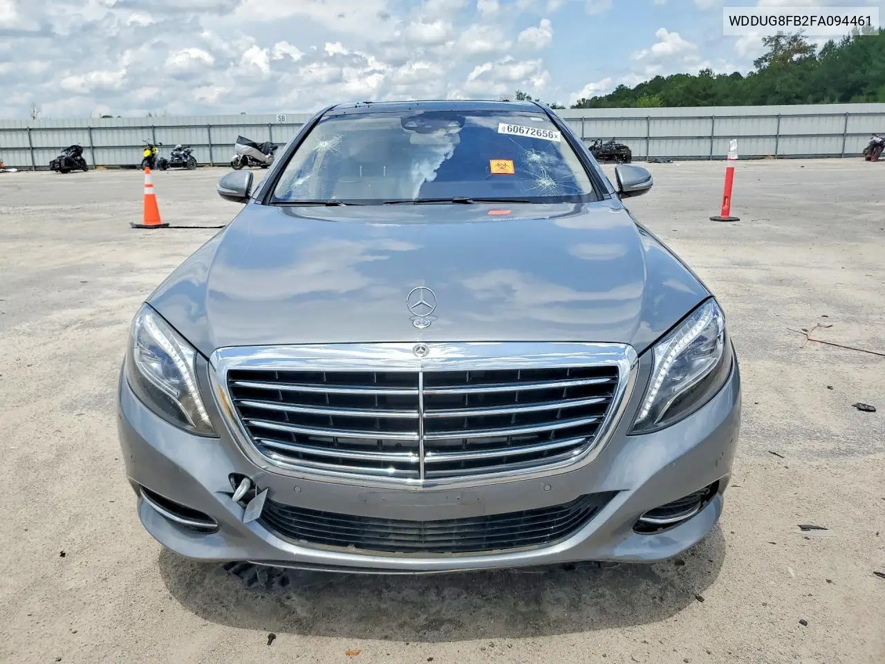 2015 Mercedes-Benz S 550 4Matic VIN: WDDUG8FB2FA094461 Lot: 60672656