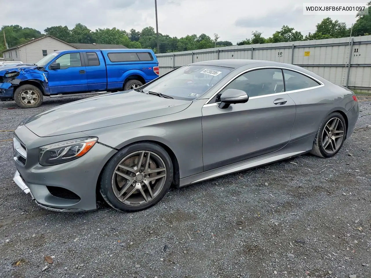 2015 Mercedes-Benz S 550 VIN: WDDXJ8FB6FA001097 Lot: 60758206